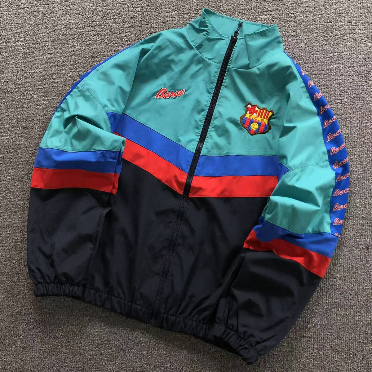FC Barcelona Retro Jacket 1995 Training
